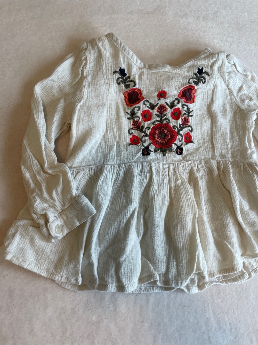 Toddler Peplum Top